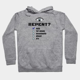 Repent Check List Hoodie